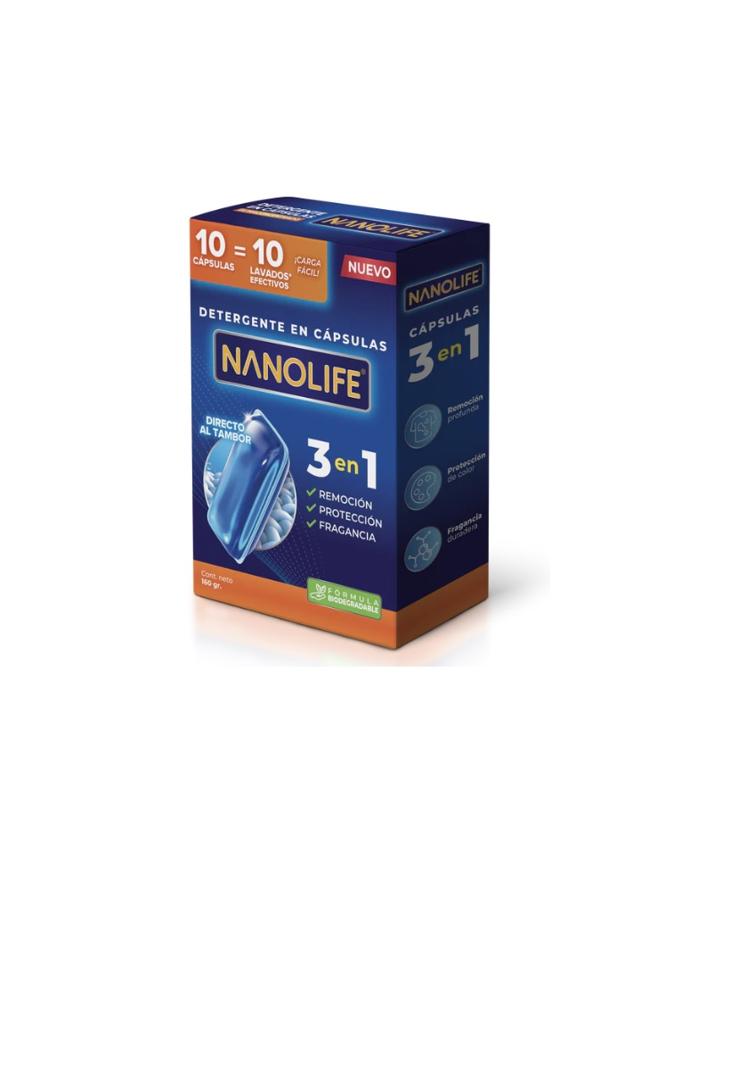 detergente en capsulas nanolife